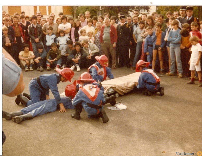 cadet à Pontoise en manoeuvre