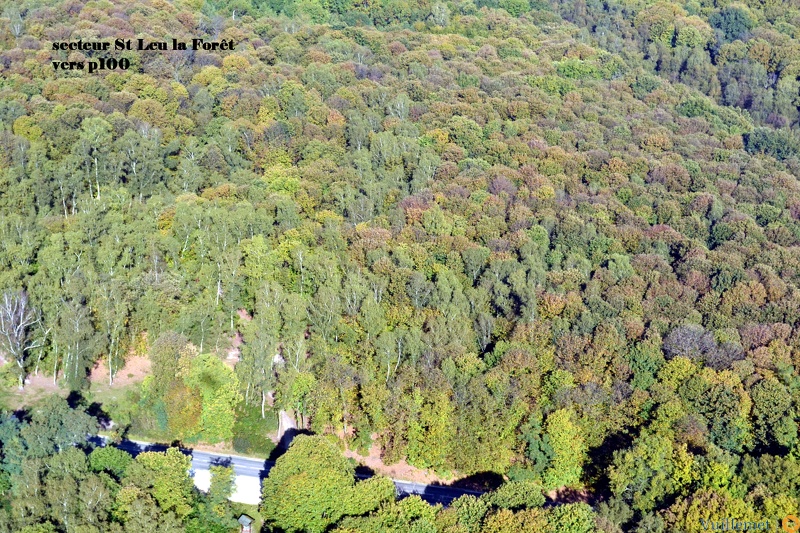 Domont et sa région vue du ciel 