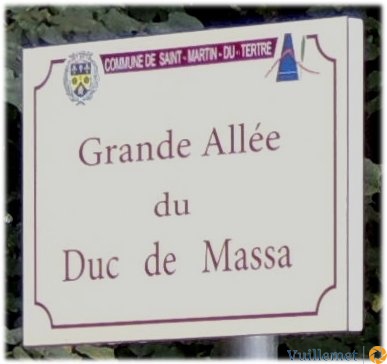 Inauguration " Grande allée du Duc de Massa "