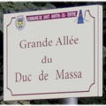 Inauguration " Grande allée du Duc de Massa "