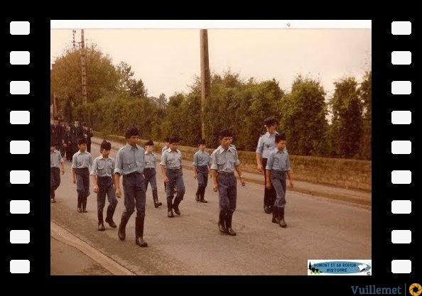 Foire de Domont 1981 la fanfare des jeunes sapeurs pompiers