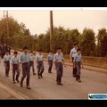 Foire de Domont 1981 la fanfare des jeunes sapeurs pompiers